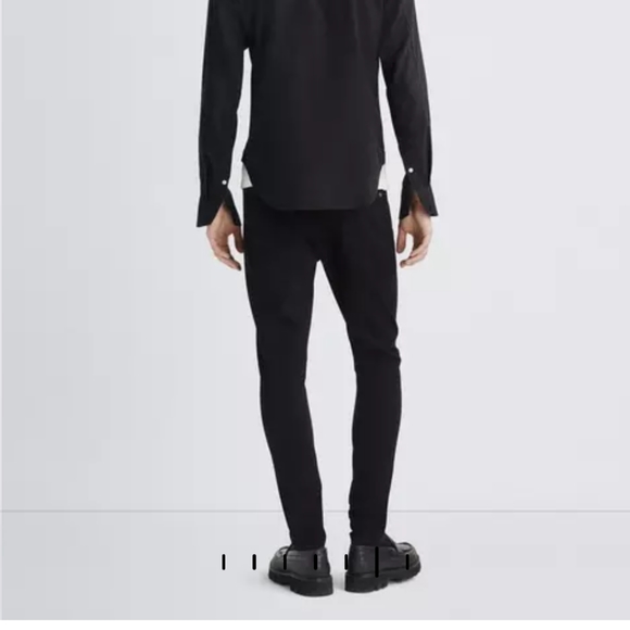 Rag and Bone standard issue fit one extra slim size 31 black - Picture 2 of 9